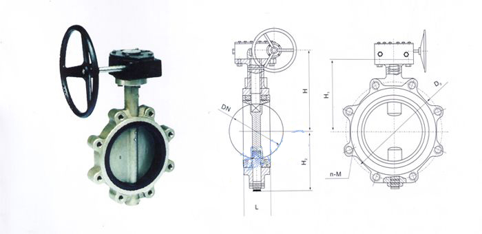 對夾式襯膠蝶閥 對夾式襯膠蝶閥
